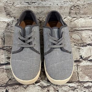 Toms Gray Patterned Women's Sneakers Wear with or without laces